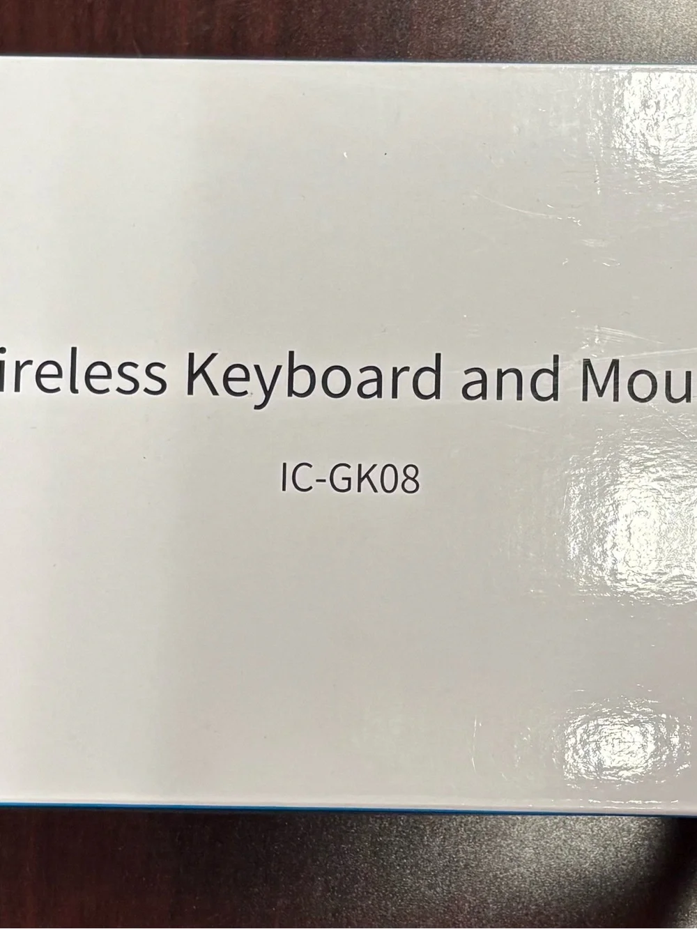 iClever 2.4GHz Wireless Keyboard and Mouse Combo - White